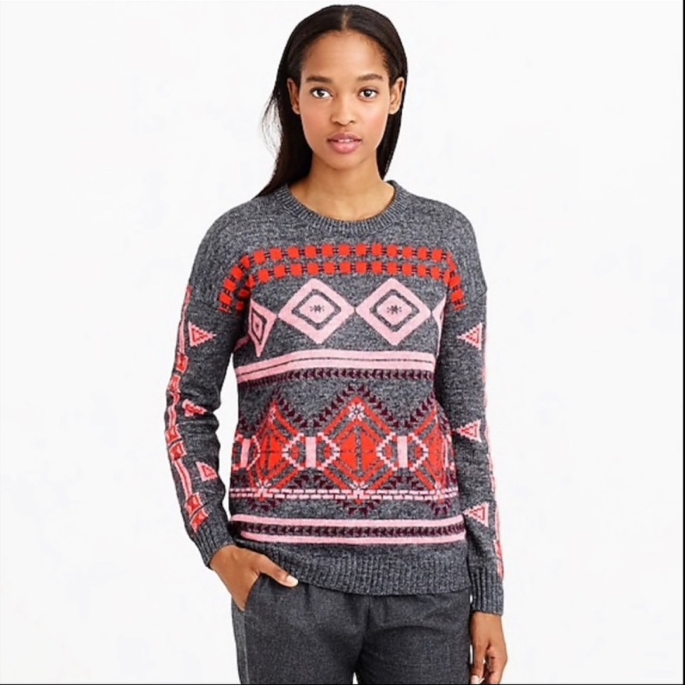 J. Crew Fair Isle Sweater - Picture 3 of 8
